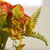 Factory Direct Craft Orange Artificial Orchid and Hydrangea Bundle | 3 Piec