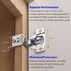1 13/32'' Overlay Adjustable Soft Close, Concealed Cabinet Hinges - Pack of 10