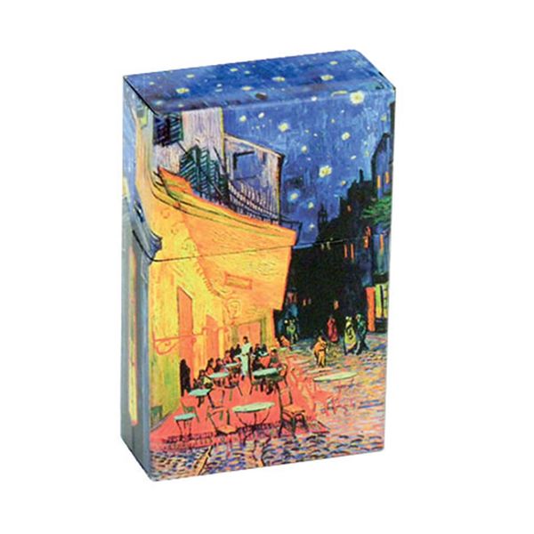 Van Gogh Metal Cigar Box, Painted Coffee Terrace
