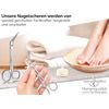 Fuß-Nagelschere Extra-Lang mit Mikrozahnung aus Edelstahl