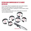 6 Bands Tool Set Piston Ring Compressor Kit Cylinder Installer With Plier