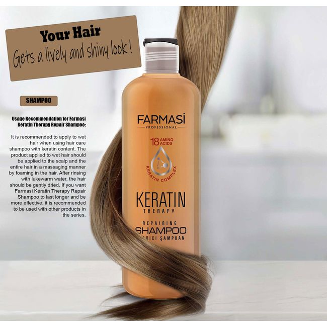 Farmasi Keratin Therapy Onarıcı Şampuan 360 Ml