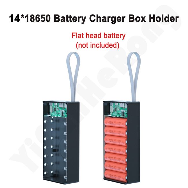 Power Bank 18650 Case Diy QC3.0 5V 9V 12V Battery Holder Fast