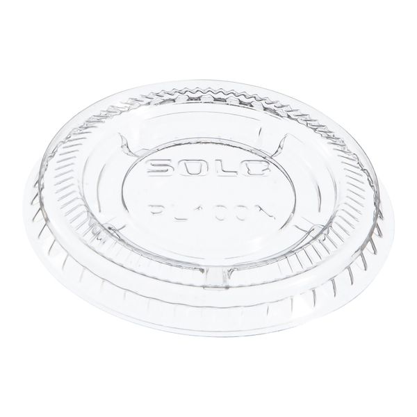 Dart Solo Disposable Portion Cup Lid Clear Plastic 125 Ct PL100N
