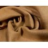 Vegan Wool Heavyweight Flannel Fabric, per metre - Plain - Biscuit