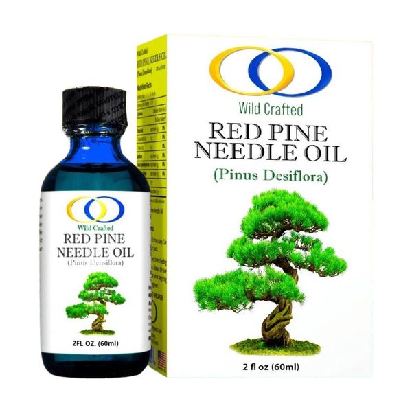 Optimally Organic Wild Crafted Red Pine Needle Oil - Daily Drops for Extreme Immune Support - BioActive Live Extract - 1290 Drops - 3 to 7 Drops Per Dose - Vegan Microbiome Cleanse - Longevity Oil