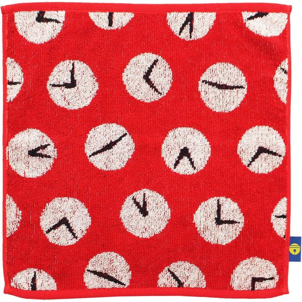 Kusubashi Mon Ori, Hand Towel, Red, Approx. 13.8 x 13.4 inches (35 x 34 cm), Doraemon, Time Furoshi, Guest Towel, A-87113-51-R