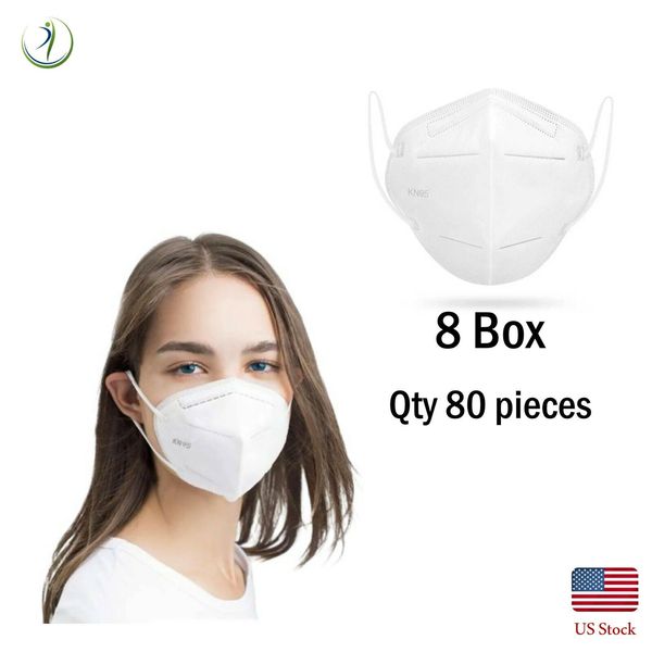 80 X 1AK KN95 Respirator Mask 3D Stereoscopic 8 Bags of 10 Non-Returnable