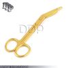 Bandage Scissors 5.5" Full Gold - Nurses Surgical Instrument Shears - 5.5
