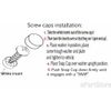 Security Anti-Theft Locking Screws Fasteners Ultimate Kit (Chrome Screw Caps)