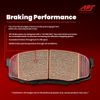 Front Ceramic Carbon Fiber Brake Pads for 2008-2011 Ford Focus