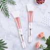 2 Pcs Silicone Face Mask Brush, DUAIU Face Mask Brushes Facial Mud Mask Applicator, Hairless Makeup Brush Masks Applicator Spatula for Mud, Clay, Charcoal Mixed Mask Make Up Tools