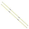 Bordhap Golf Alignment Sticks Training Aid 2 Pack,3-Section 48 inch Golf Swing Trainers Foldable Practice Rods Sticks