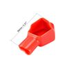 uxcell Electrical Battery Terminal Insulating Rubber Protector Covers Red Black 1 Pair