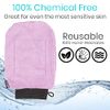 Vive Exfoliating Mitts for Body (4 Pack) - Scrub Gloves with Soap-Saver Pocket - Body Exfoliate Shower Dead Skin Remover - Deep Microdermabrasion Exfoliator for Kerastosis Pilaris - Premium