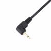 DEWIN Flash Sync Cable, Camera Flash Sync Cable 2.5mm to Male Flash PC Sync Cable Cord with Screw Lock Extended Coiled Wire