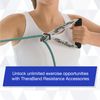 THERABAND Resistance Tubes, Professional Latex Elastic Tubing, Upper & Lower Body, Core Exercise, Physical Therapy, Lower Pilates, At-Home Workout, & Rehab, 25 Foot, Green, Heavy, Intermediate Level 1