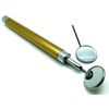 Dental Mirror Brown Handle with Bright Light Removable Mirrors #4 & #5 Examination Instruments