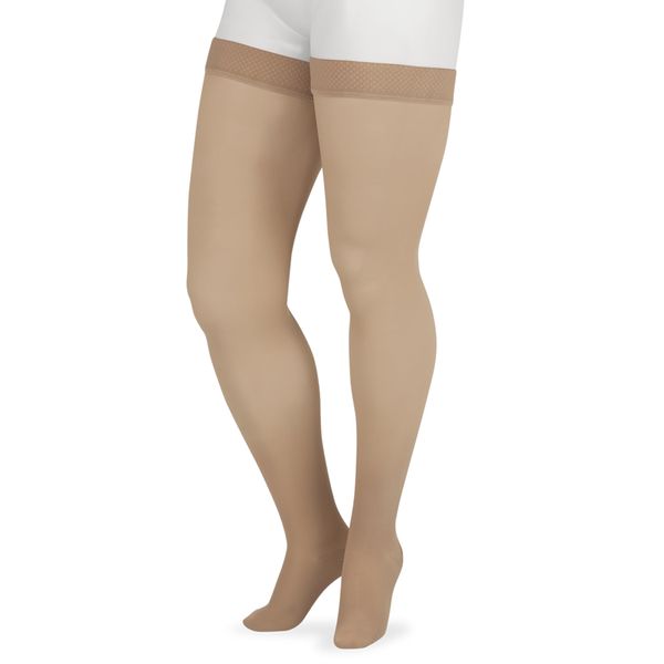 Juzo Soft 2001 Thigh-High 20-30mmhg Compression Closed Toe Stocking , Beige, 1 (I) Regular
