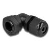 Delock Cable Gland 90° Angled PG9 Black
