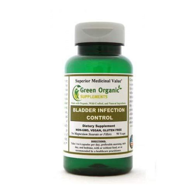 Green Organic Supplements' Bladder Infection Control, Urinary Tract Infection