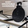 30Ft Retractable Extension Cord Reel with Breaker Switch Black