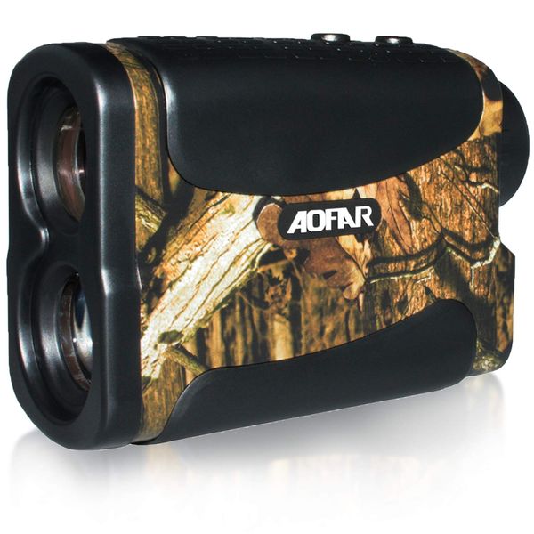 AOFAR Hunting Range Finder HX-700N 700Yards Waterproof Archery Rangefinder for Bow Hunting with Range and Speed Mode, Angle and Horizontal Distance, Free Battery, Carrying Case