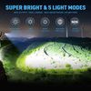 Trustfire 1800LM Tactical EDC Flashlight Rechargeable Waterproof Dubble Switch X