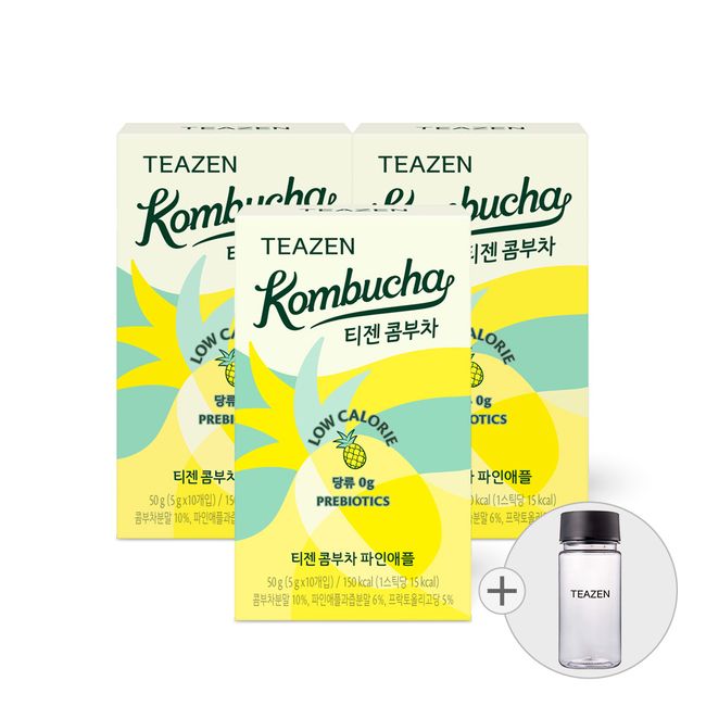 Teazen Kombucha Pineapple 10 Sticks