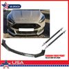 For Ford Focus 2012-2014 3 PCS Front Bumper Lip Spoiler Splitter and Strut Rods