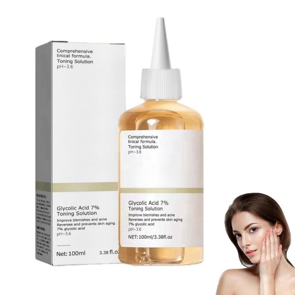 7% Glycolic Acid Toner,Gylcolic Acid,Glycolic Acid Toner,Gycolic Acid,Glycolic Acid 7%,Glycolic Toner,Toner Skincare,Hydrating Toner,for All Skin Type,Toner Skincare,Rejuvenate & Strengthen Your Skin