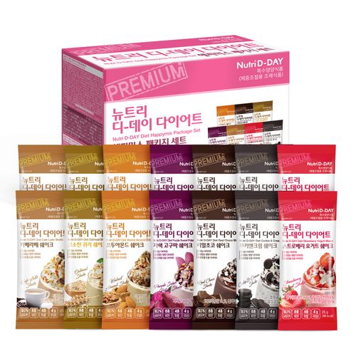 Nutriday Diet Shake Protein Shake Happy Mix 14 Packets