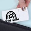 'Wild Child Text and Rainbow Image' Pill Box with Tablet Splitter (PI00032735)