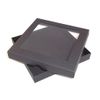 6"x6" Black Aperture Greeting Card Boxes X 5 Per Pack, Gift Boxes