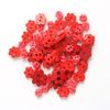 Trimits Mini Flowers Button Pack - Red, 4mm to 10mm
