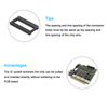 sourcing map 20Pcs DIP IC Chip Socket Adapter, 2.54mm Pitch 28 Pin Gate Soldering Flat Circuit Chip