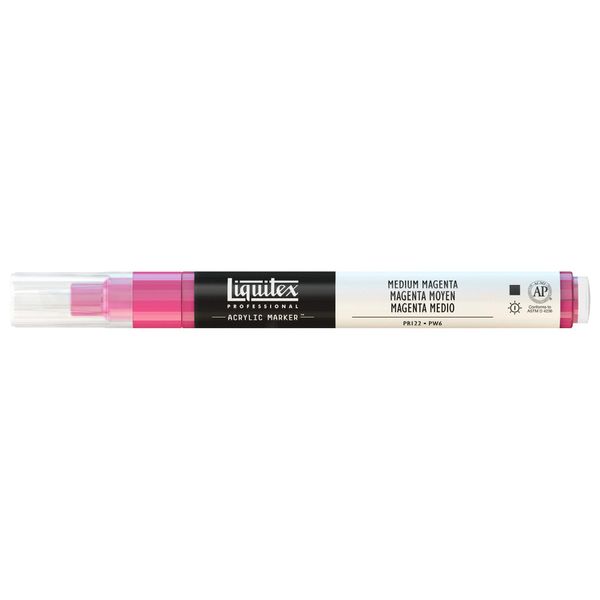 Liquitex 2 - 4 mm Fine Nib Paint Marker - Medium Magenta