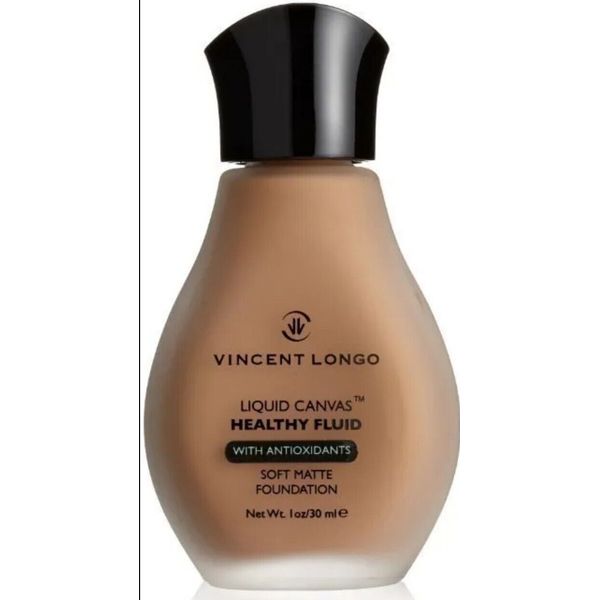 Vincent Longo Liquid Canvas Healthy Fluid Sheer Matte Foundation Rich Sienna #11