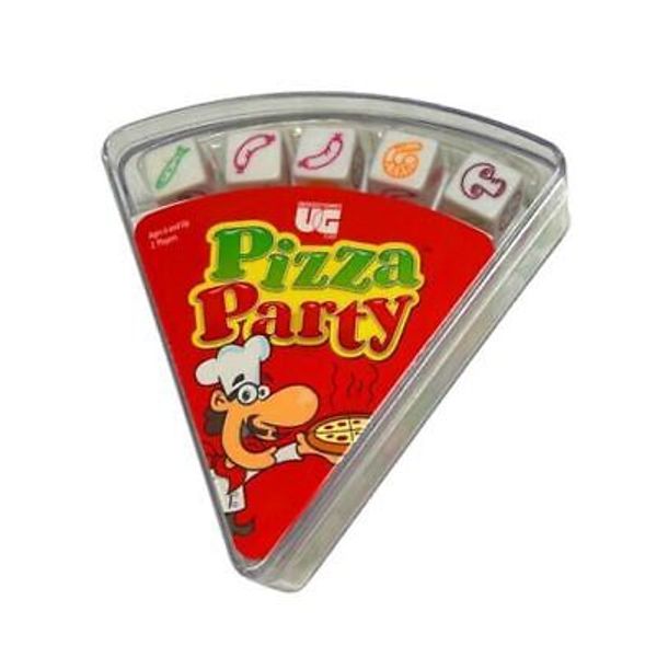 University Games, Pizza Party Dice Game, Dice Game for Kids and Families, Ages