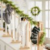 Hearth & Hand with Magnolia Holiday Stocking Collection (Gray Cable Knit)