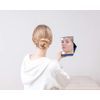 Napure HF-02NV Folding Mirror, M, Navy, Folding Mirror