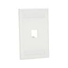 Panduit CFPL1WHY Mini Com 1pt Sgl Classic Label Wht Ea