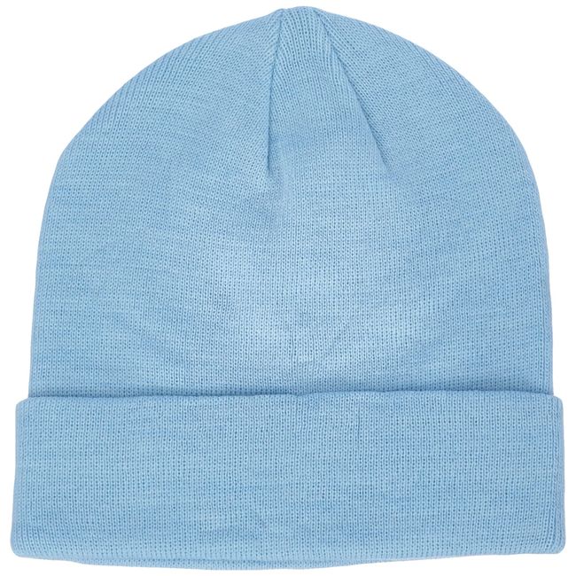 ONLY Damen Onlliv Life Basic Beanie Cc M tze, Airy Blue, Einheitsgröße EU