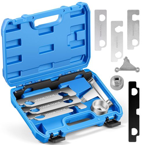 Camshaft Retaining Tool Kit, Fit for GM Cadillac Buick Pontiac Chevrolet 2.8 2.9 3.0 3.2 3.5 3.6 3.7 4.2 Engine, J-44221 EN-48383 EN-46105 EN-46106 EN-46111 Water Pump Sprocket Retainer Holding Tool