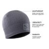 Salomon Logo Unisex Cap, Lightweight, Warmth, Versatility, Periscope, Dark Cloud, One Size