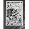 Black Panther Comic Cover Foil Print (A4 White Frame)