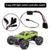 XSPANDER New 4-Way LED Light Controller Switch Cable Replacement Fit for 1/10 TRX-4 SCX10 RC Crawler Remote Control Car