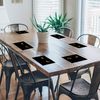 Black Yellow Cat Eyes Cool Glass Placemat Kitchen Table Worktop Saver Protector