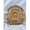 Handmade Second Amendment Right To Bear Arms Wood Sign, 10" x 10"