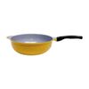 12.5" Ceramic Frying Pan Cookware Nonstick Ceramic Interior Exterior Cooking Pan